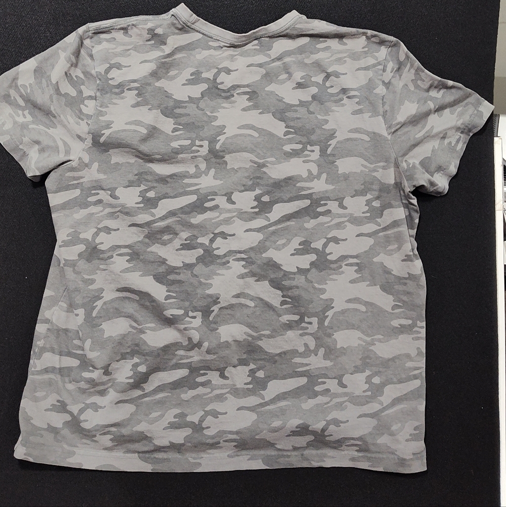Life is Good Men's Crusher Crew Neck Tee - Gray Camo -Buck Buck Moose Size XLM - Picture 6 of 8